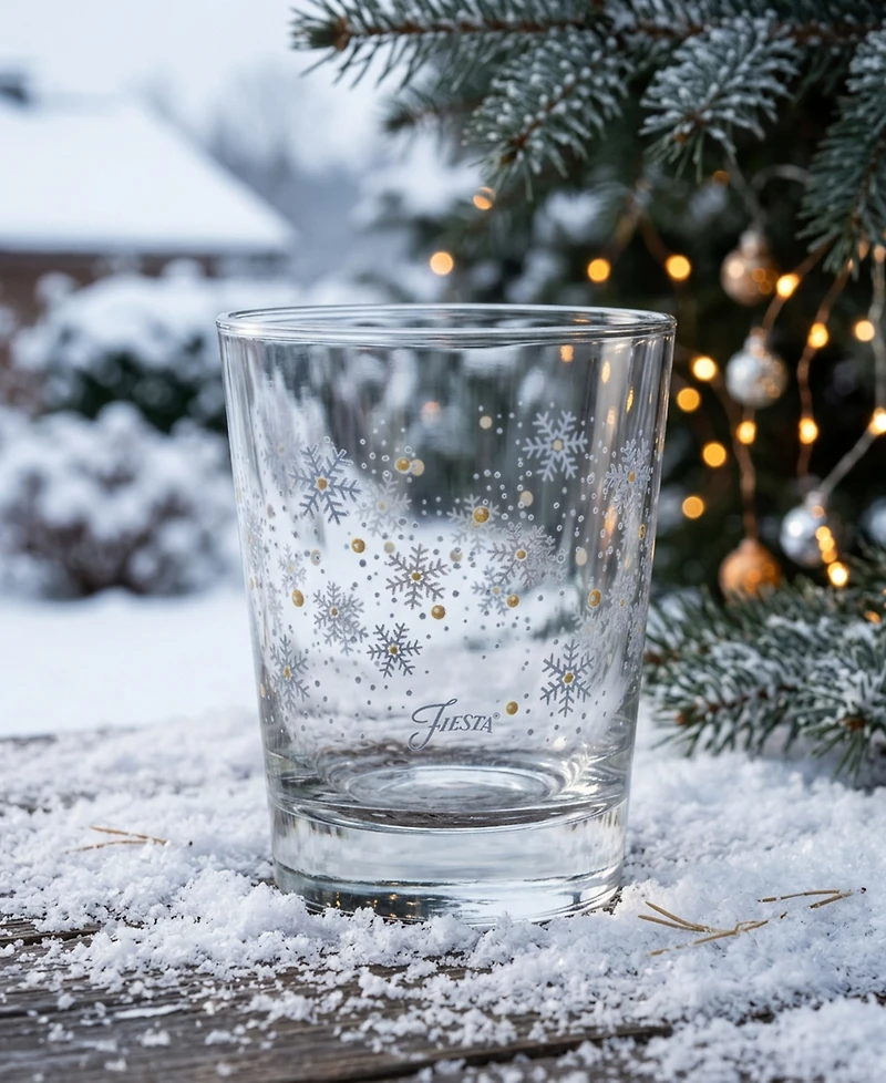 Fiesta Snowflakes Double Old Fashioned Glasses, Set of 6, Exclusively at Macy's