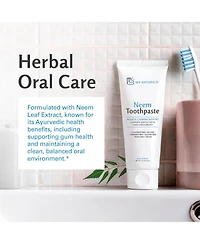 M3 Fluoride-Free Neem Toothpaste with Mint | Herbal Toothpaste | 4.23 oz, Pack of 3