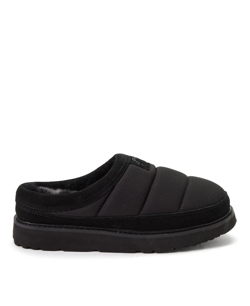 Dearfoams Women's Fireside by Greta Sport Nylon Puff Clog Water Repellent Slippers