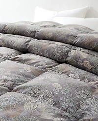 Unikome Printed All Season White Goose Feather Fiber Comforter