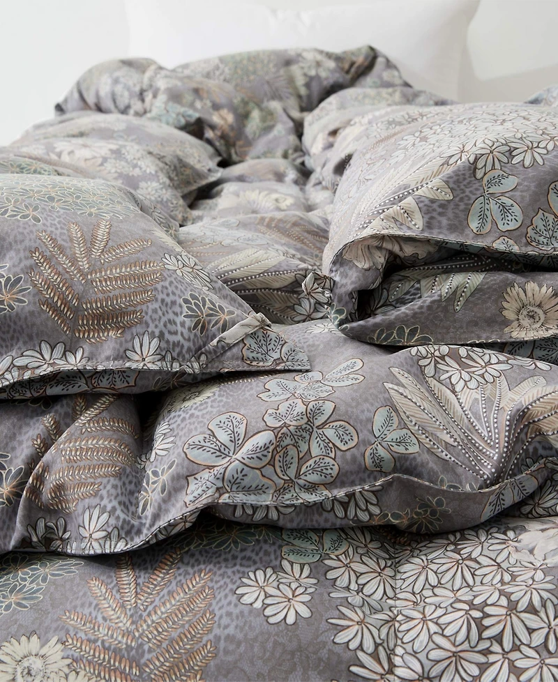 Unikome Printed All Season White Goose Feather Fiber Comforter