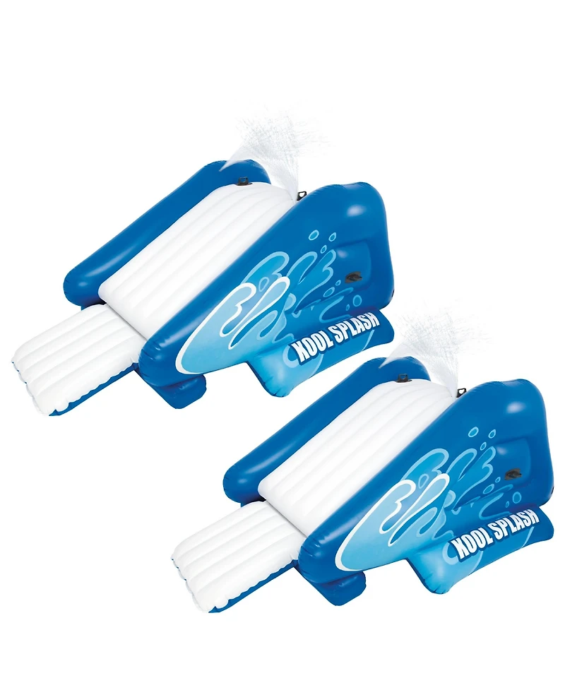 Intex Kool Splash Inflatable Play Center Swimming Pool Water Slide (2 Pack)