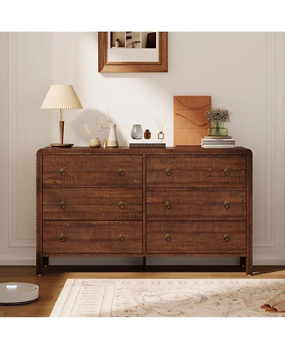 6-Drawer Dresser for Bedroom