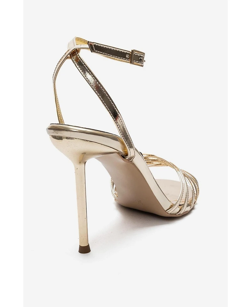 Prologue Shoes Women's Lorion Stiletto Ankle Strap Pump