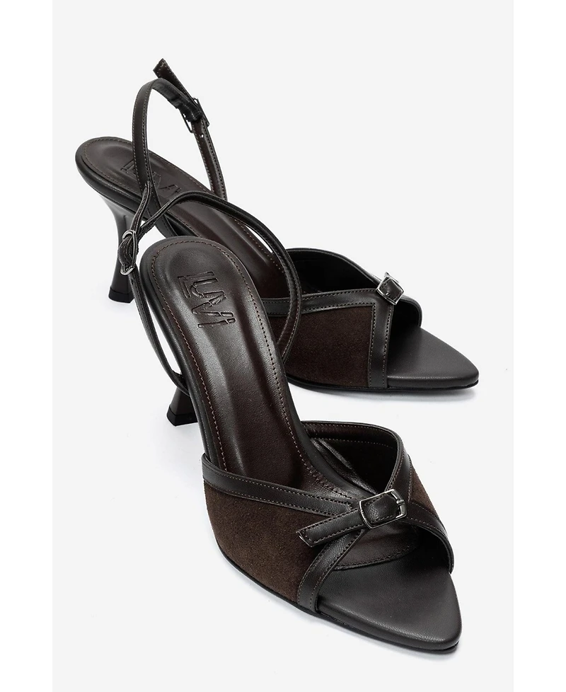 Prologue Shoes Women's Ulea Stiletto Strap Sandal