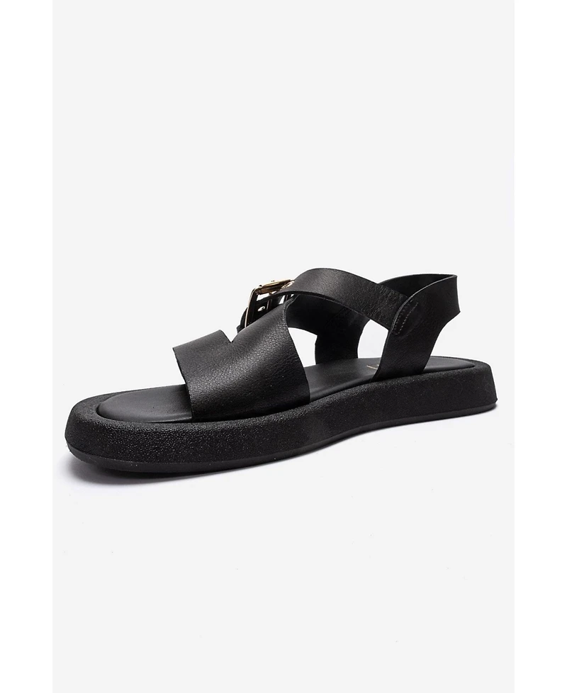 Forever and Always Shoes Women's Roven Leather Sandal