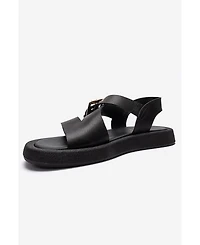 Forever and Always Shoes Women's Roven Leather Sandal