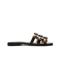 Forever and Always Shoes Women's Bareon Leather Slippers