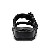 Forever and Always Shoes Women's Avenelle Leather Double Band Sandal