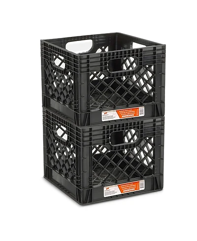 Juggernaut Storage Crate for Office Storage and Classroom Organization, 4-Pack