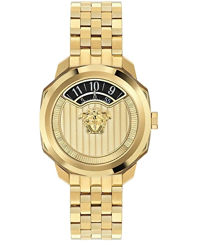 Versace Women's Dylos Ip Gunmetal Stainless Steel Bracelet Watch 39mm