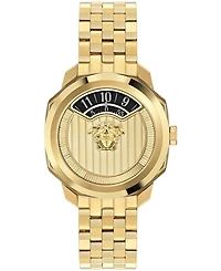 Versace Women's Dylos Ip Gunmetal Stainless Steel Bracelet Watch 39mm