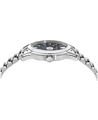 Versace Men's Apodis Silver Stainless Steel Bracelet Watch 41mm