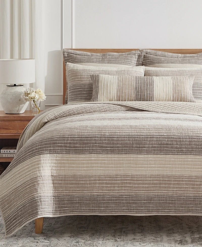 Levtex Home Sand Stripes Textured Quilt