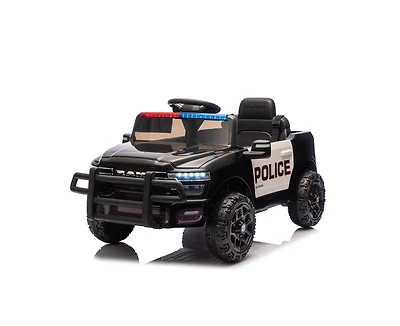 Yobtop 12V Dodge Ram 3500 Remote Control and Led Lights Ride-On Truck, 1-Seat, Ages 3-6