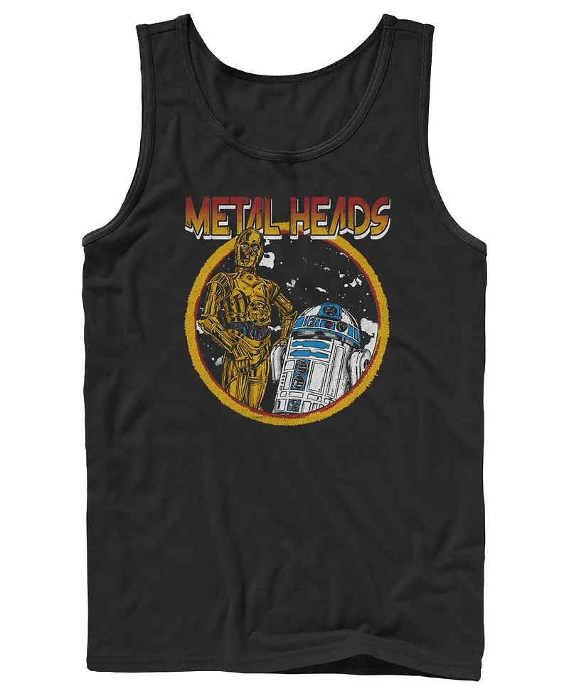 Fifth Sun Men's Star Wars Metalheads Retro Graphic Tank Top