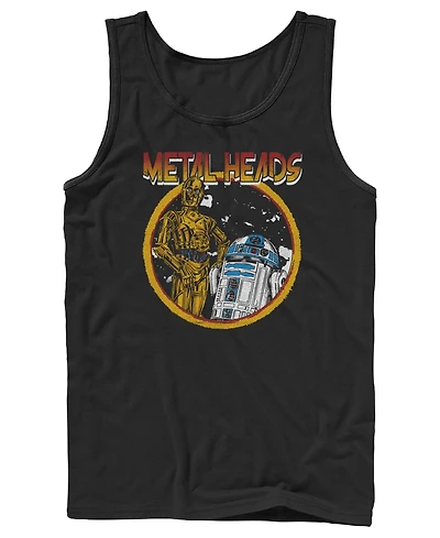 Fifth Sun Men's Star Wars Metalheads Retro Graphic Tank Top