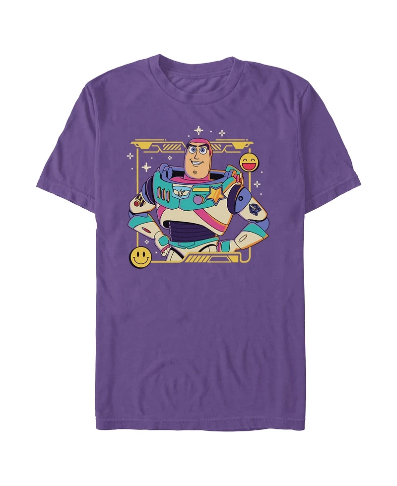 Fifth Sun Men's Toy Story Buzz Lightyear Retro Graphic T-Shirt