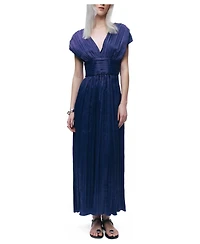 Nocturne Women's V-Neck Midi Dress