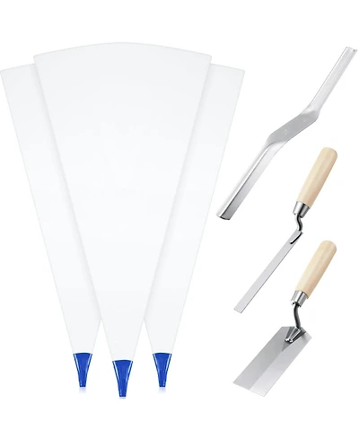 Xdovet Tile Grout Bag Set Masonry Mortar Tools Kit