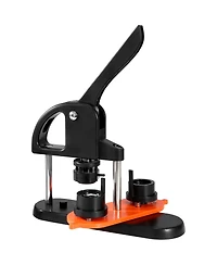 Yobtop Button Maker Machine 25mm Pin Press Kit with 500pcs Parts, Ergonomic Arc Handle, Diy Badge Maker for Kids