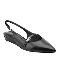 Marc Fisher Women's Kindy Demi-Wedge Slingback Dress Flats