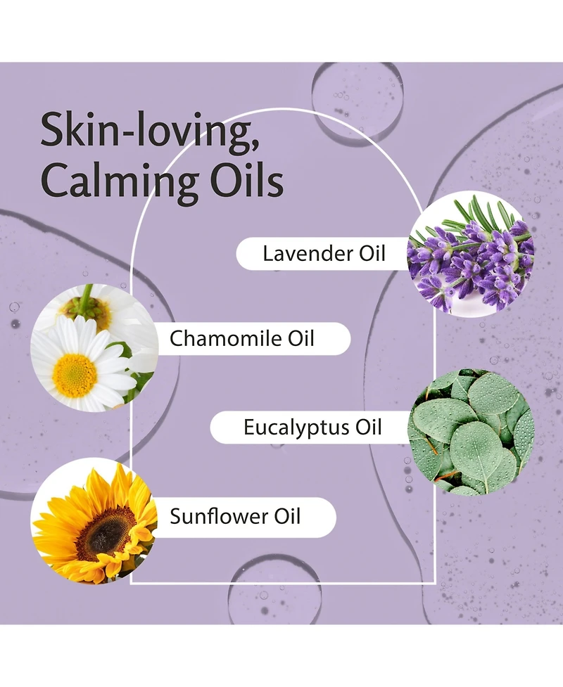 M3 Lavender Massage Oil with Collagen and Stem Cells Fast-Absorbing Body Oil for Massage 8 Fluid Ounce