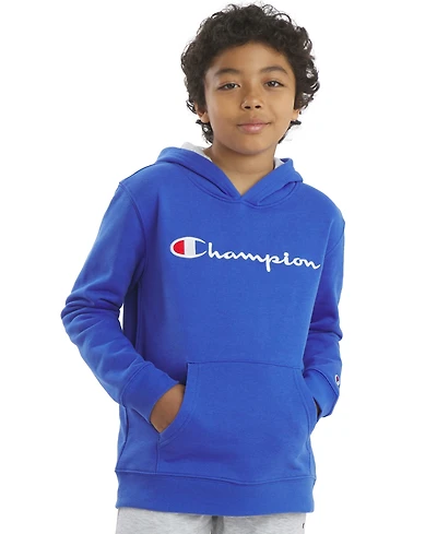 Champion Boys' 8-20 Signature Logo Pullover Hoodie