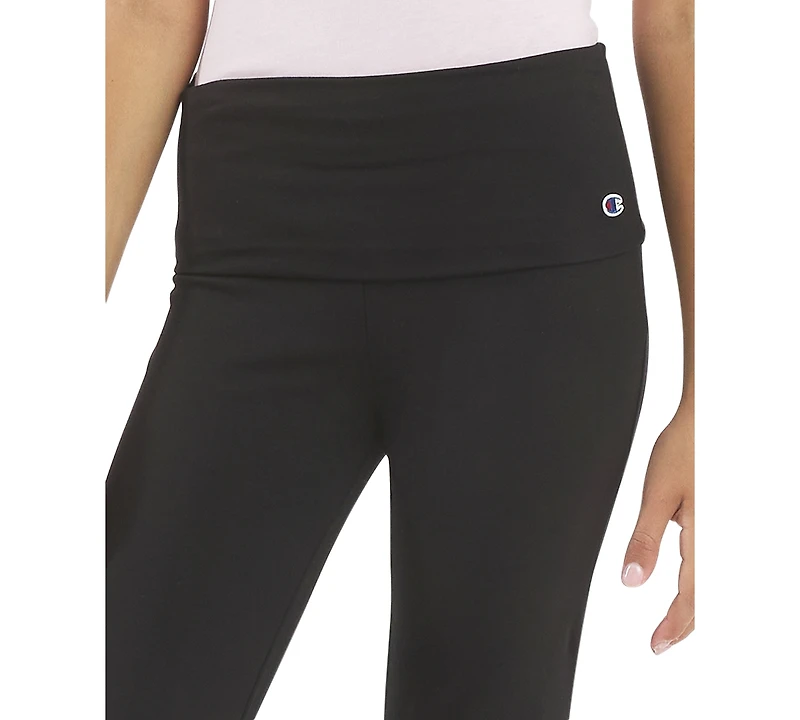 Champion Girls' 7-16 French Terry Folded Waist Pants