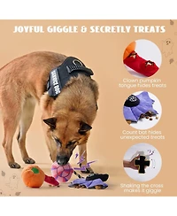 Nocciola 5 Piece Multi-Sensory Spooky Dog Toy Set | Halloween Giggle, Christmas gift,Squeaky and Crinkle Plush Toys, Small to Large Dogs