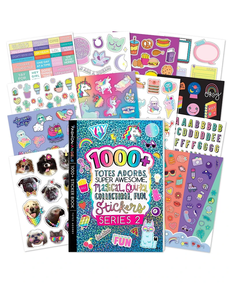 Fashion Angels Sticker Book Totes Adorbs 1000