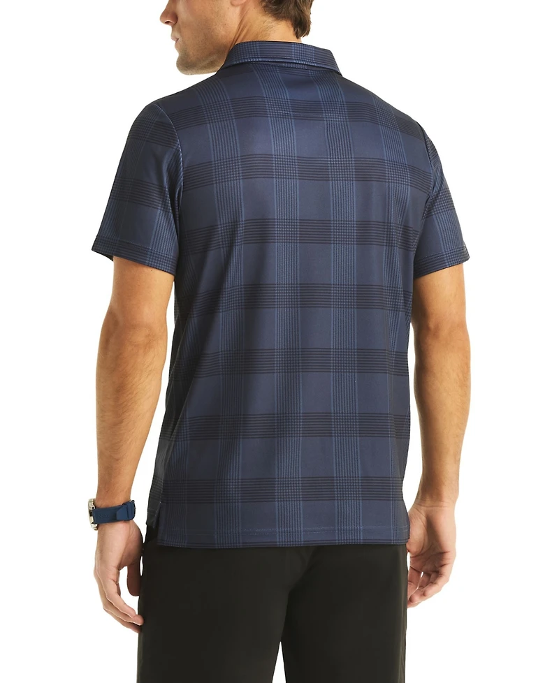 Nautica Men's Plaid Golf Classic-Fit Polo Shirt