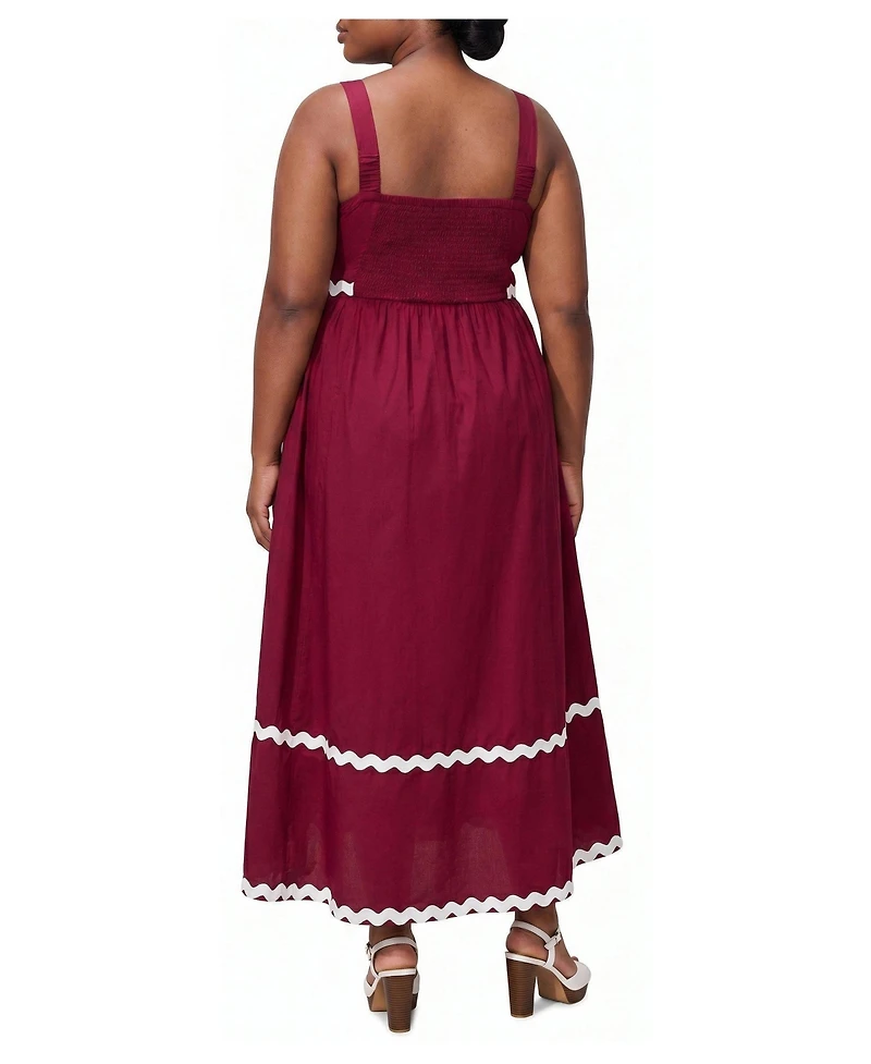 Torrid Plus Size Belle Isle Empire-Waist Babydoll Maxi Dress