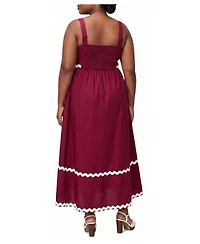 Torrid Plus Size Belle Isle Empire-Waist Babydoll Maxi Dress