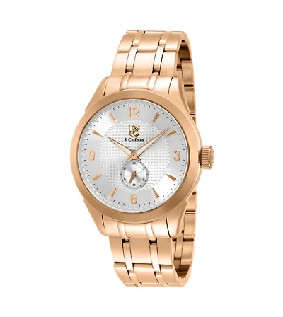 Invicta S.Coifman Men's Heritage Chronograph Dial Leather Strap Watch
