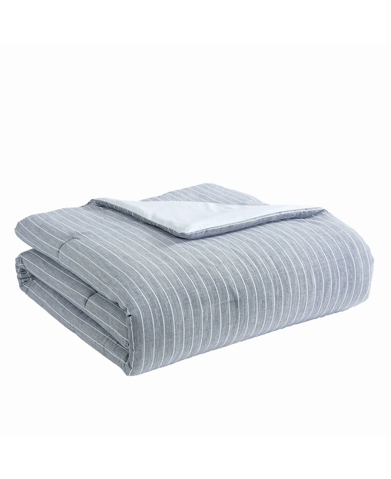 Palm Aire Jackson Stripe Cotton 3-Piece Comforter Set