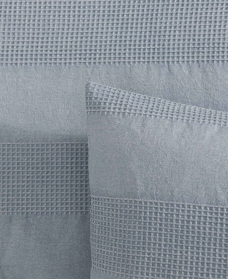 Palm Aire Harbor Waffle Stripe 3-Piece Comforter Set