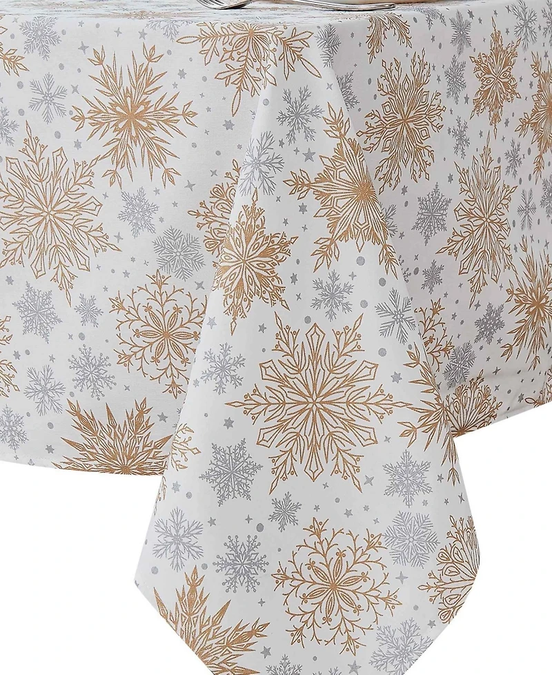 Avanti Snowflakes Rectangle Tablecloth