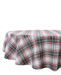 Avanti Holiday Plaid Round Tablecloth, 70" x 70"