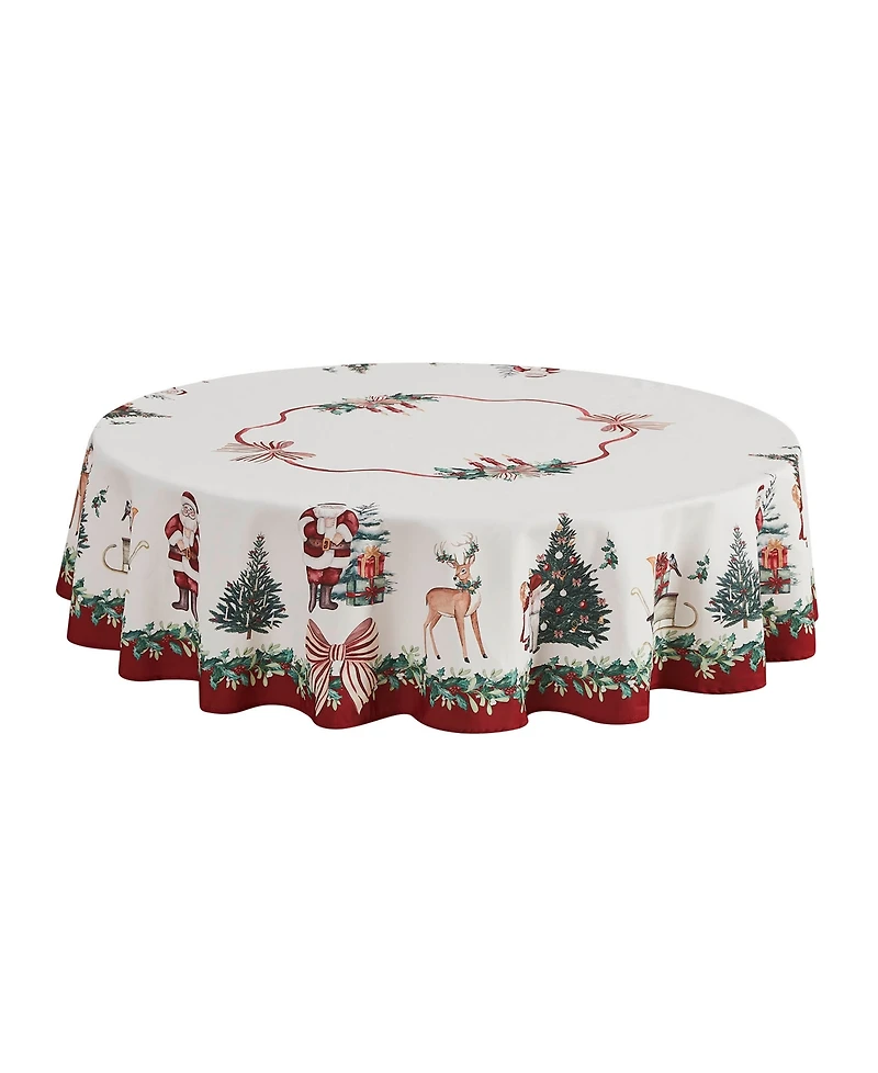 Avanti Heirloom Noel Round Tablecloth, 70" x 70"