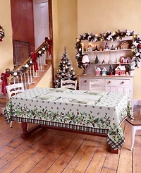 Avanti Holly Plaid Rectangle Tablecloth, 60" x 84"