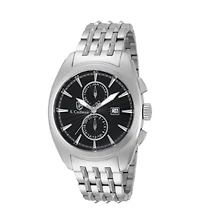 Invicta S.Coifman Men's Chronograph Dial Leather Strap Watch