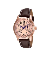 Invicta S.Coifman Men's Chronograph Dial Leather Strap Watch