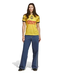 adidas Women's Club America Short-Sleeve Cropped-Hem Replica Jersey
