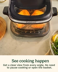 Cuisinart 4-Quart Glass Basket Air Fryer Afc-4
