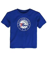 Toddler Outerstuff Royal Philadelphia 76ers Primary Logo T-Shirt