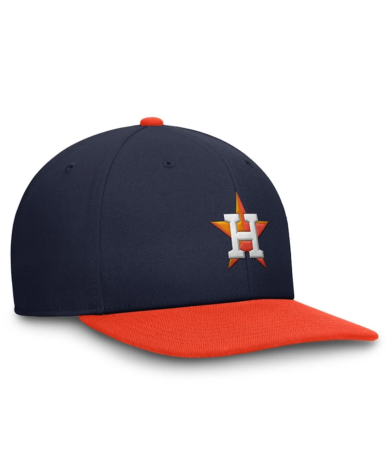 Nike Men's Navy/Orange Houston Astros Pro Dri-fit Snapback Hat
