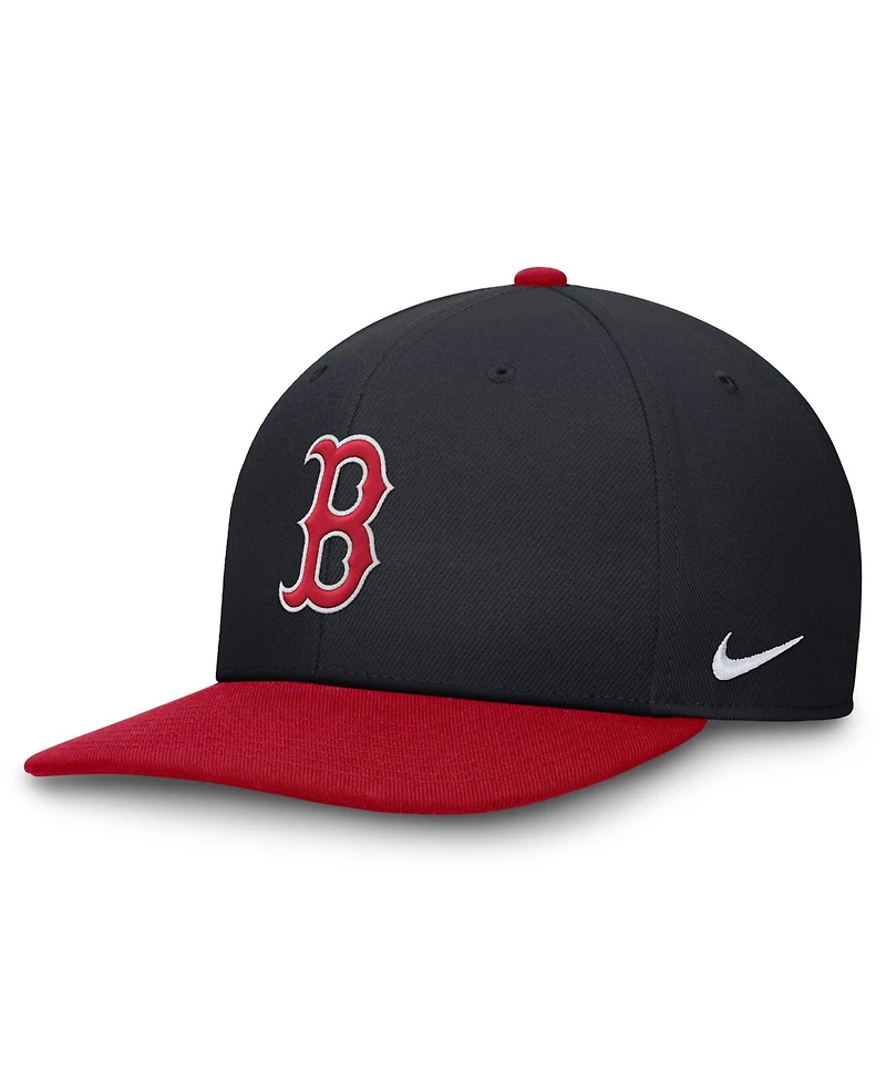 Nike Men's Navy/Red Boston Red Sox Pro Dri-fit Snapback Hat