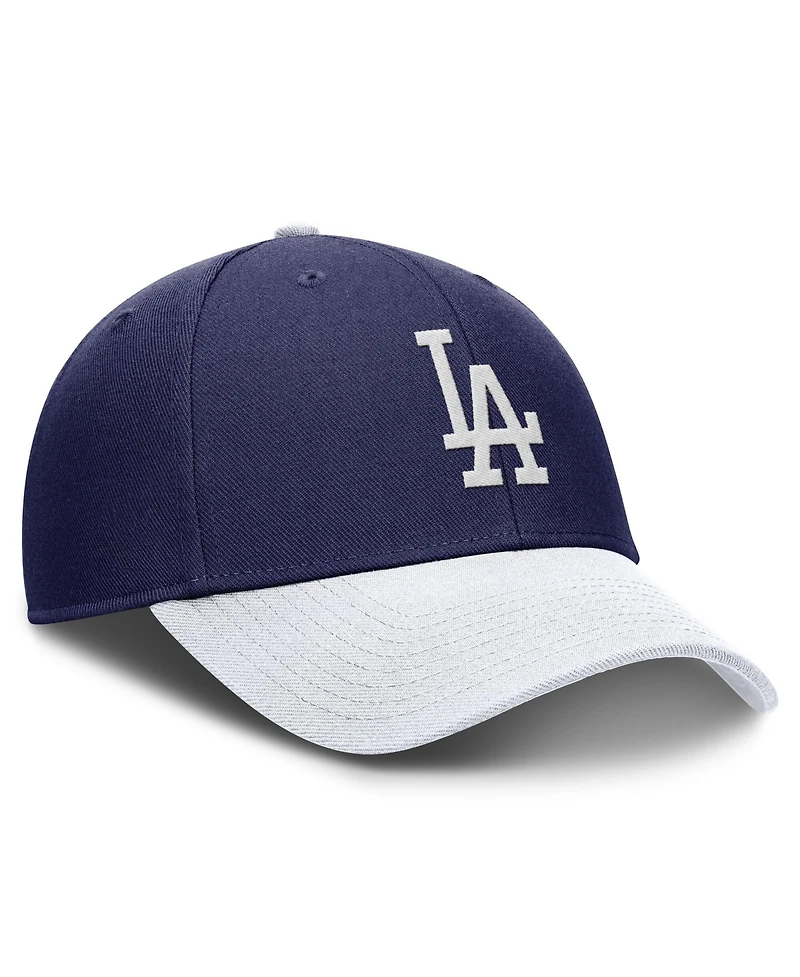 Nike Men's Navy/White Los Angeles Dodgers Dri-fit Club Adjustable Hat