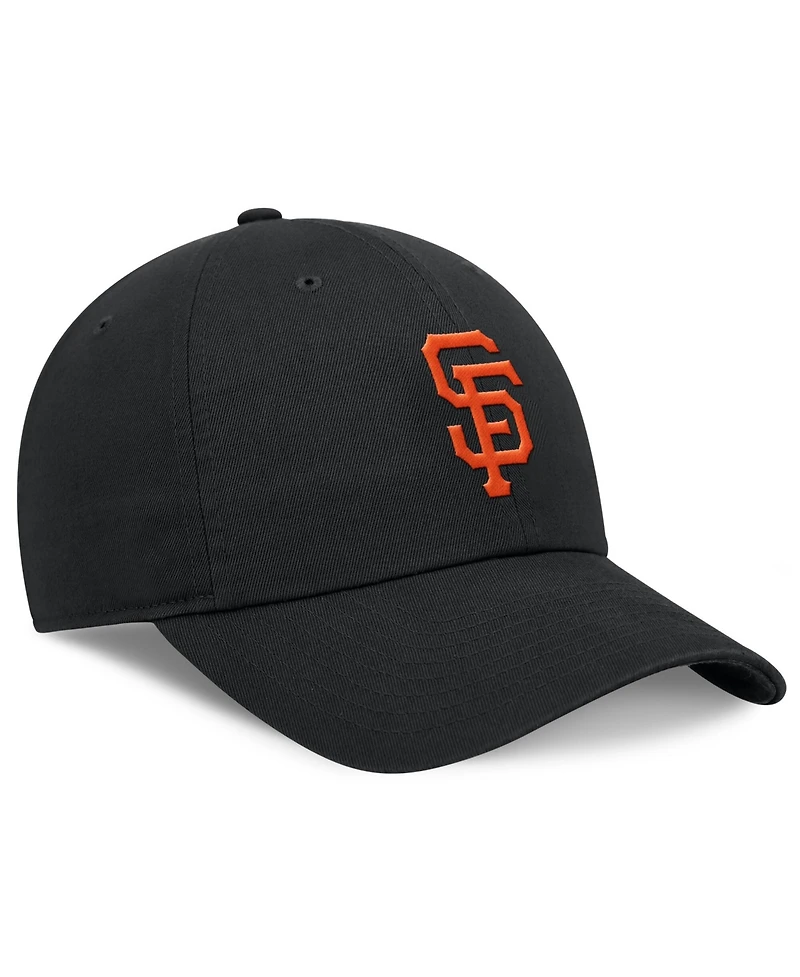 Men's Nike Black San Francisco Giants Club Adjustable Hat